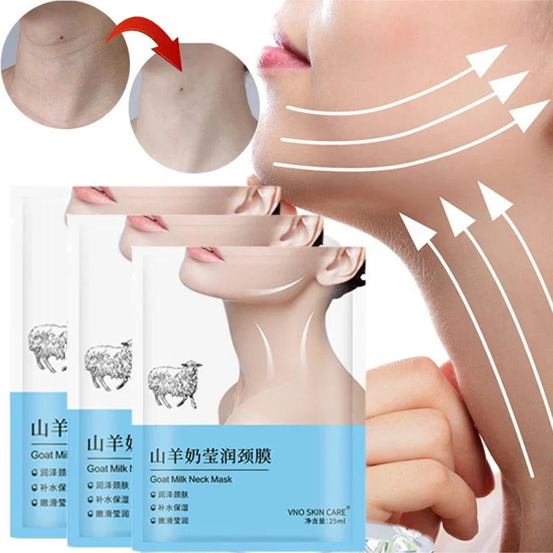 Goat Milk Neck Mask Collagen Anti-Wrinkle